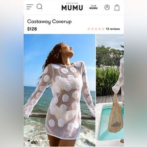 NWT Show Me Your Mumu Castaway Coverup